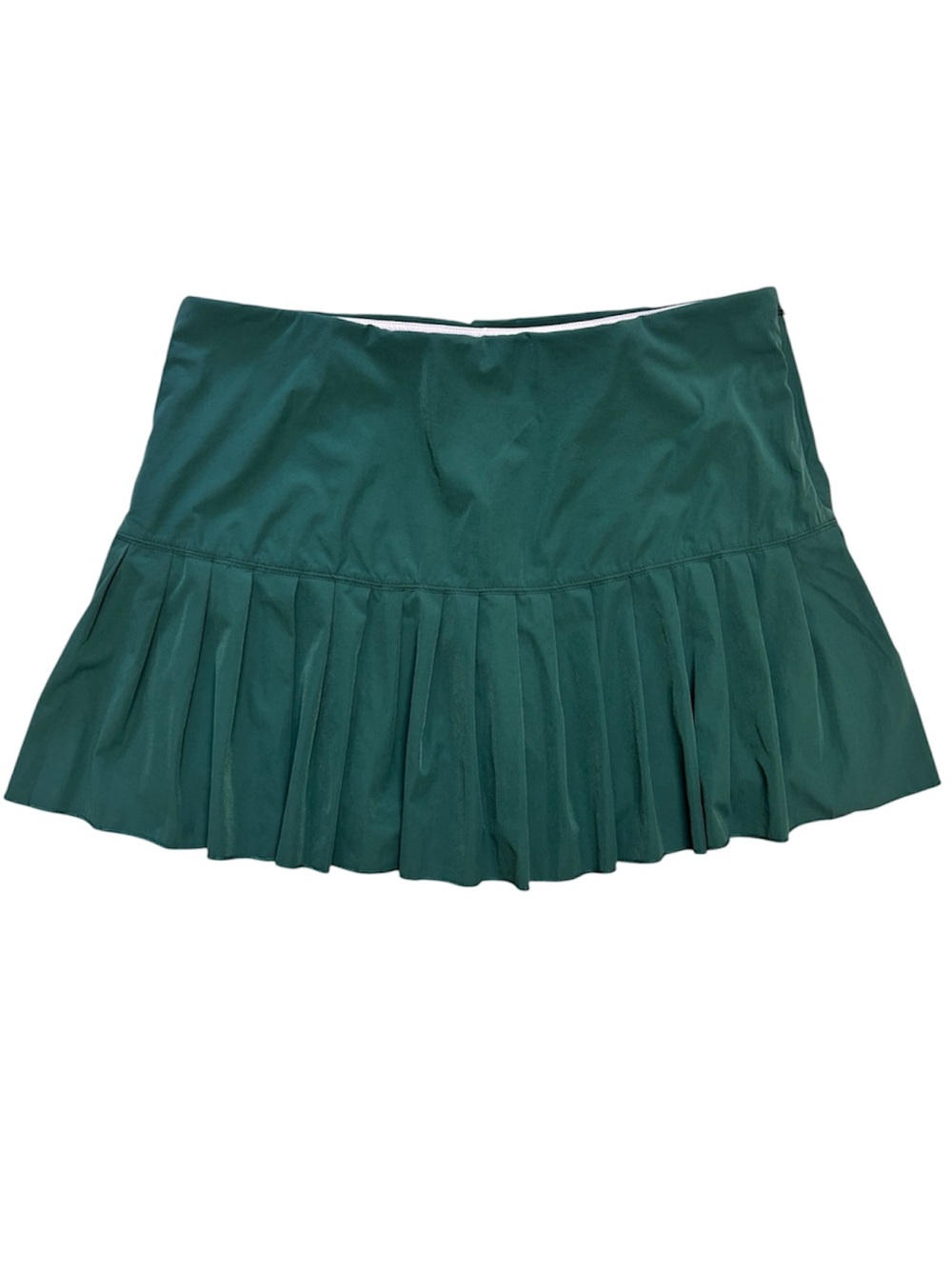 Renwick Green Tennis Skirt w/ Built-In Shorts Athletic Preppy Pickleball